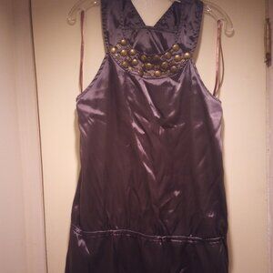 Fashion web top made in India, size XL charcoal color nwt